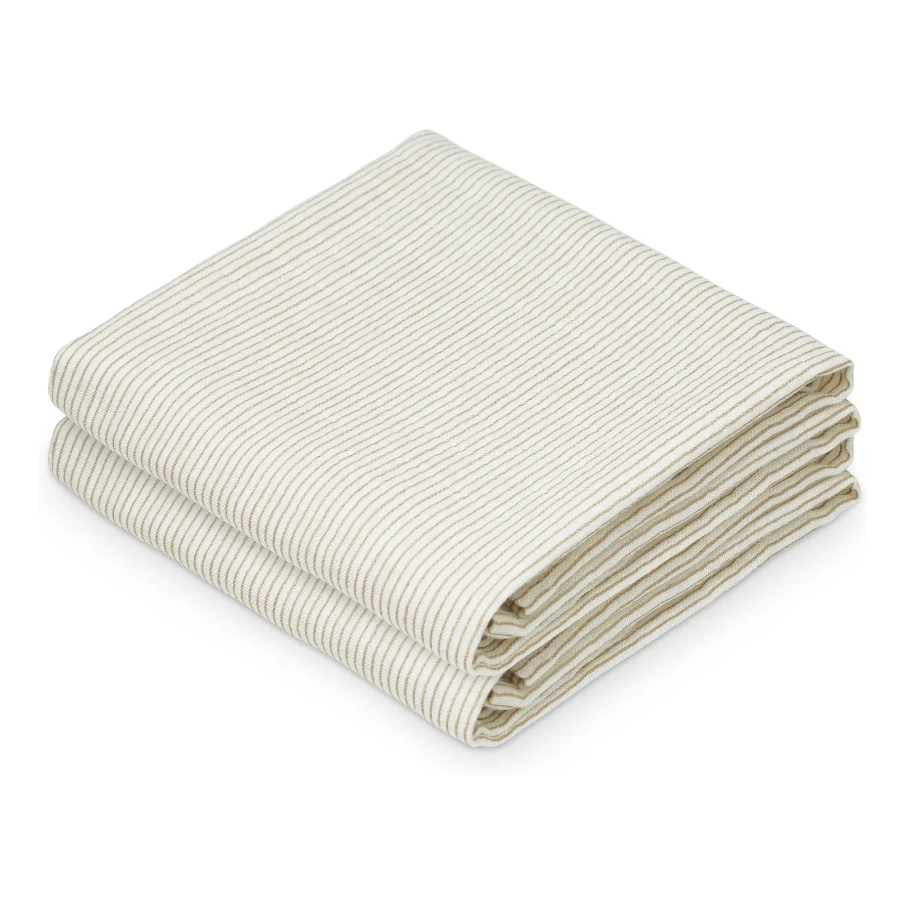 Cam Cam - Striped Cloth Wipes - 2-Pack | Camel