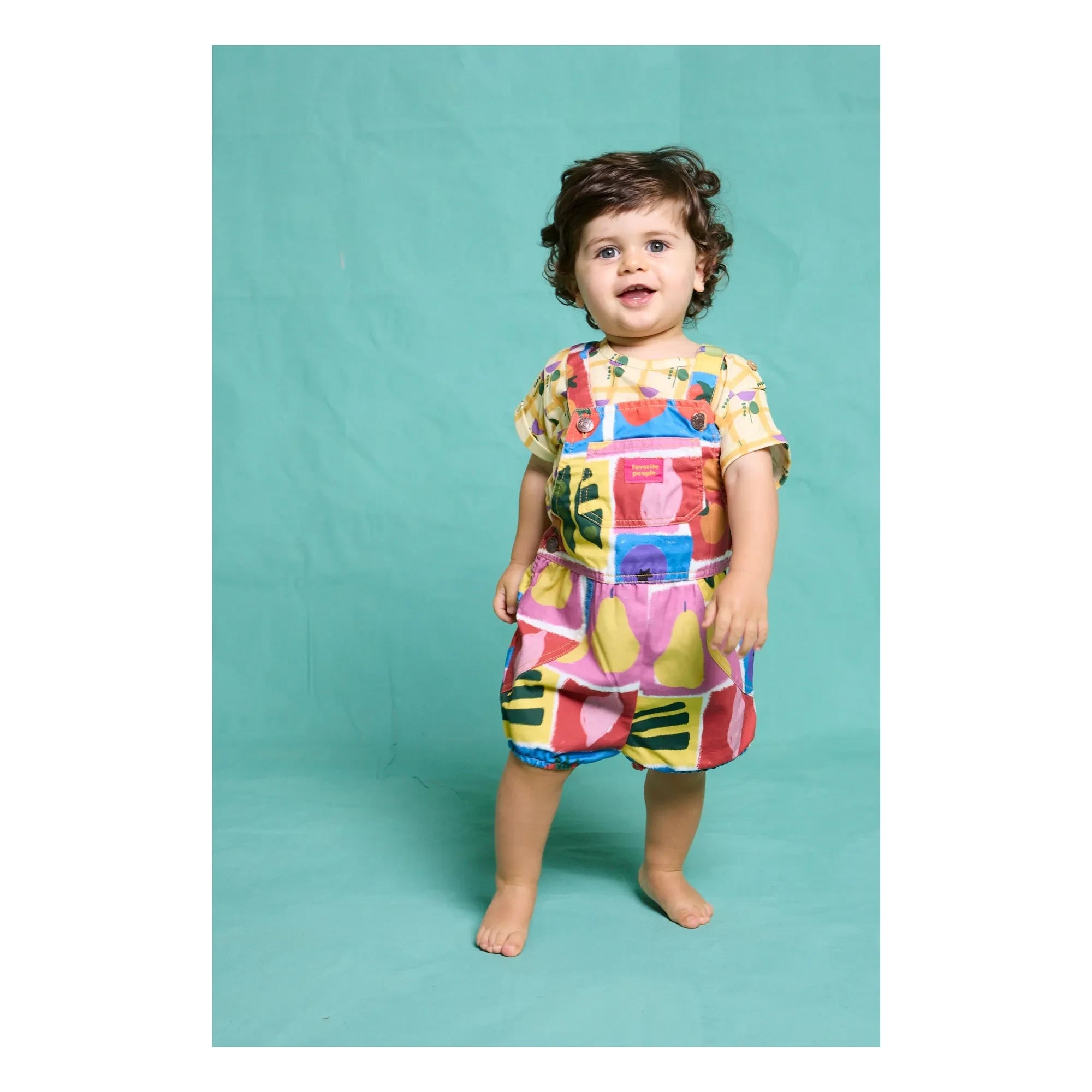 Favorite People - Trattoria Fruits Romper | Pink