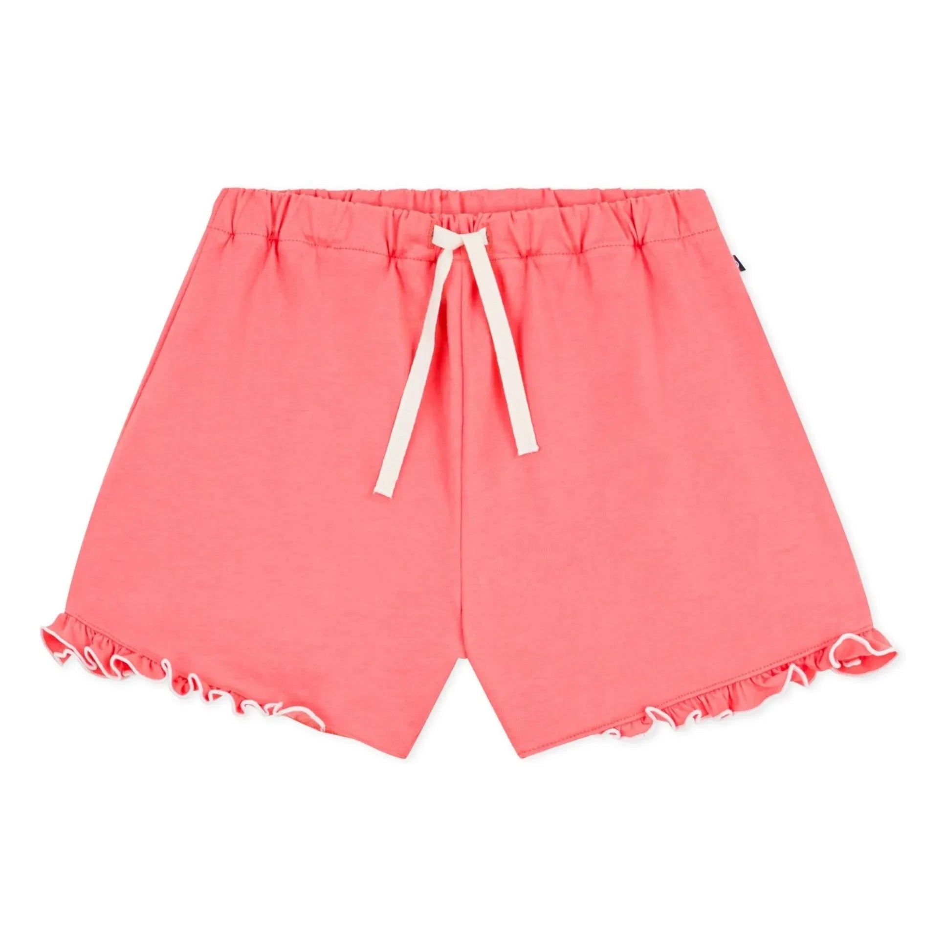 Petit Bateau - Ruffled Shorts | Coral
