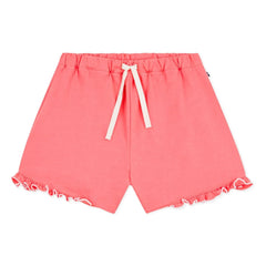 Petit Bateau - Ruffled Shorts | Coral