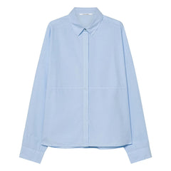 Pomandère - Cotton Poplin Shirt | Light Blue