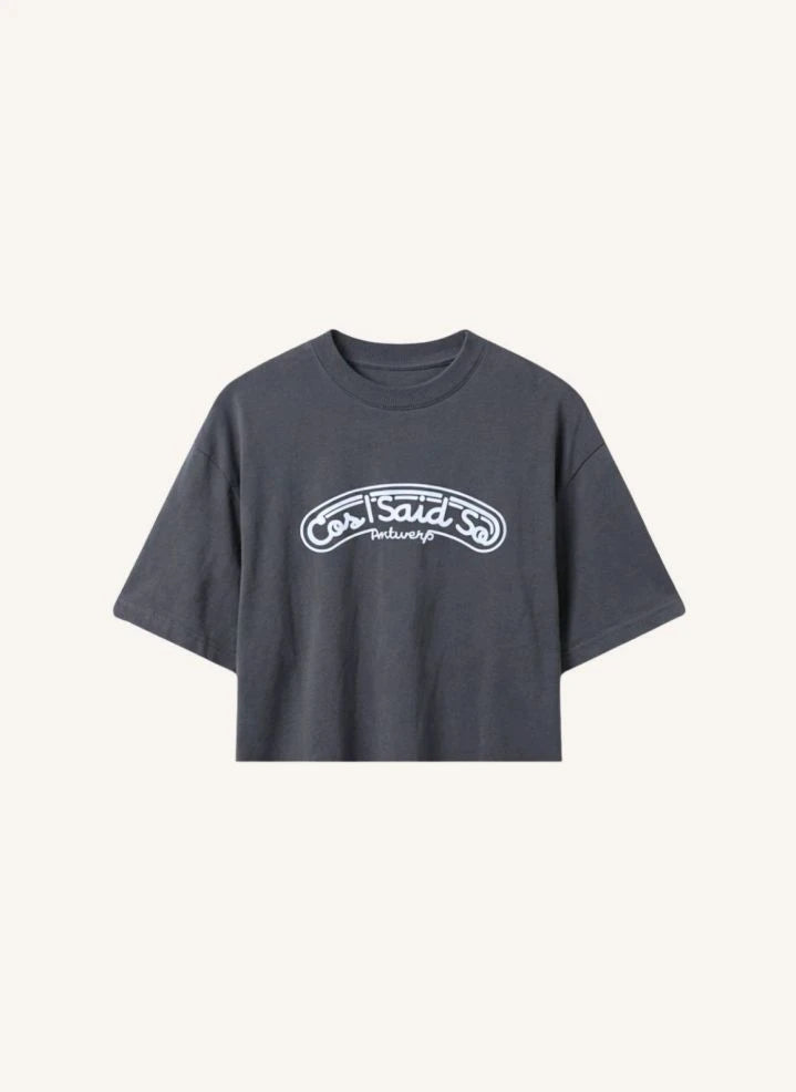 Cos I Said So - "Cos I Said So" Short Sleeve T-Shirt | Charcoal gray