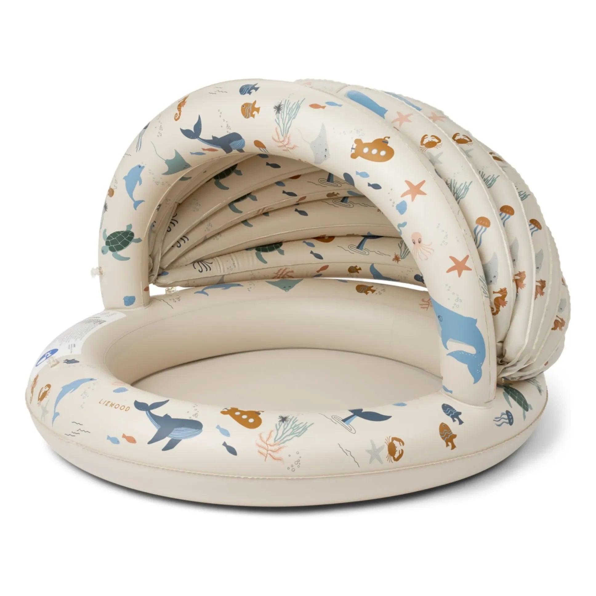 Liewood - Hadleia Tent Inflatable Pool | Marine Life/Sandy