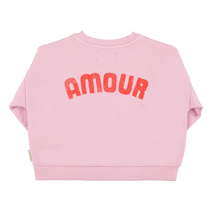 Piupiuchick - Organik Pamuklu Love Sweat | Pembe