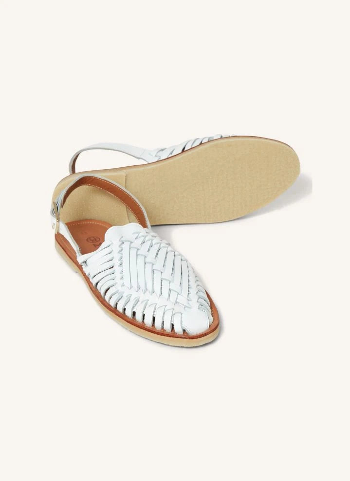 Mapache - Luisa Sandals | White