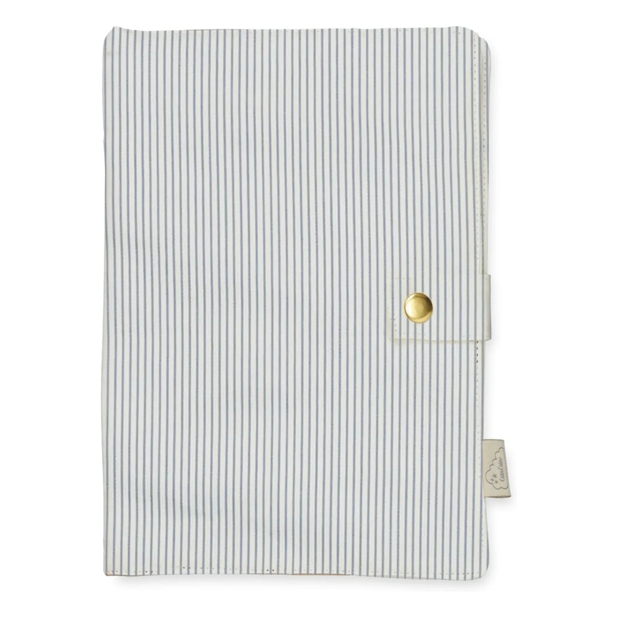 Cam Cam - Striped Health Book Cover | Blue