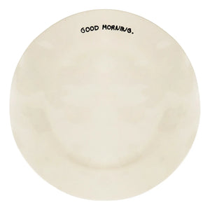 Anna + Nina - Good Morning Plate | Cream