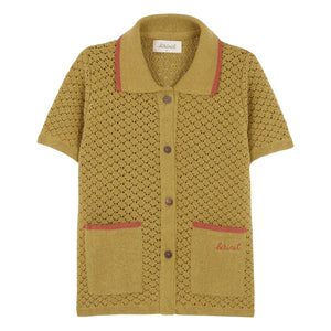 birinit - Pointelle Shirt Pockets | Yellow Green