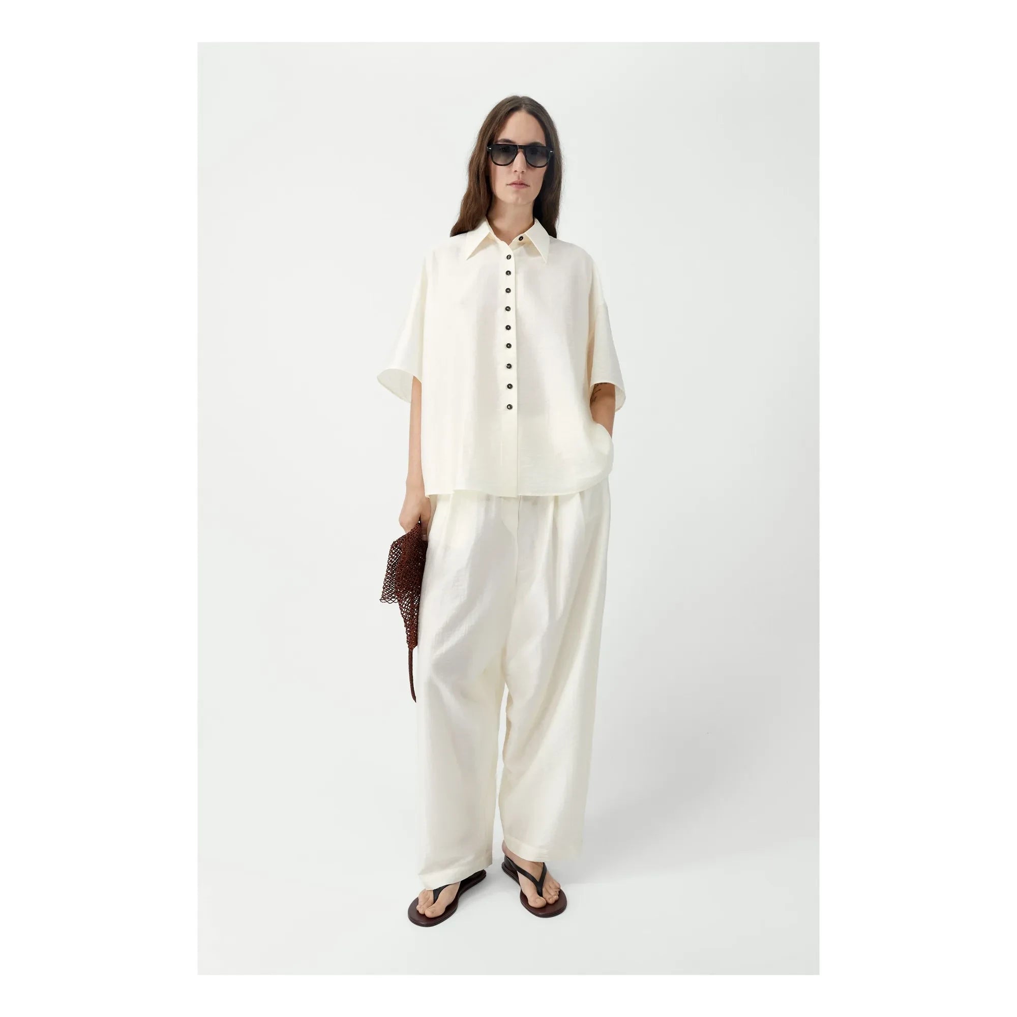 Cordera - Short Sleeve Shirt | White