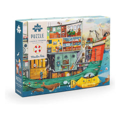 Moulin Roty - Explorer's Boat Puzzle - The Mill Garden - 200 Pieces