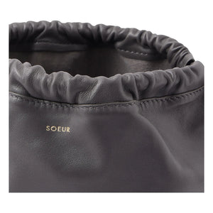 Soeur - Suzette Leather Bag | Charcoal Gray