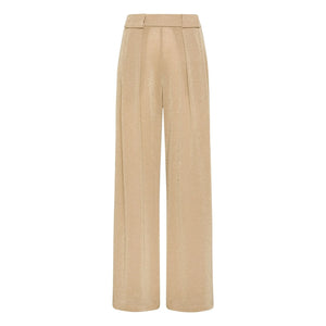 Momoni - Aspen Metalik Pantolon | Altın