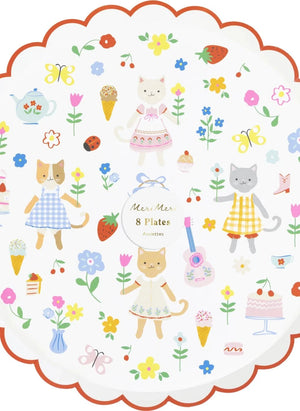 Meri Meri - Kitten Club Plate - Set of 8