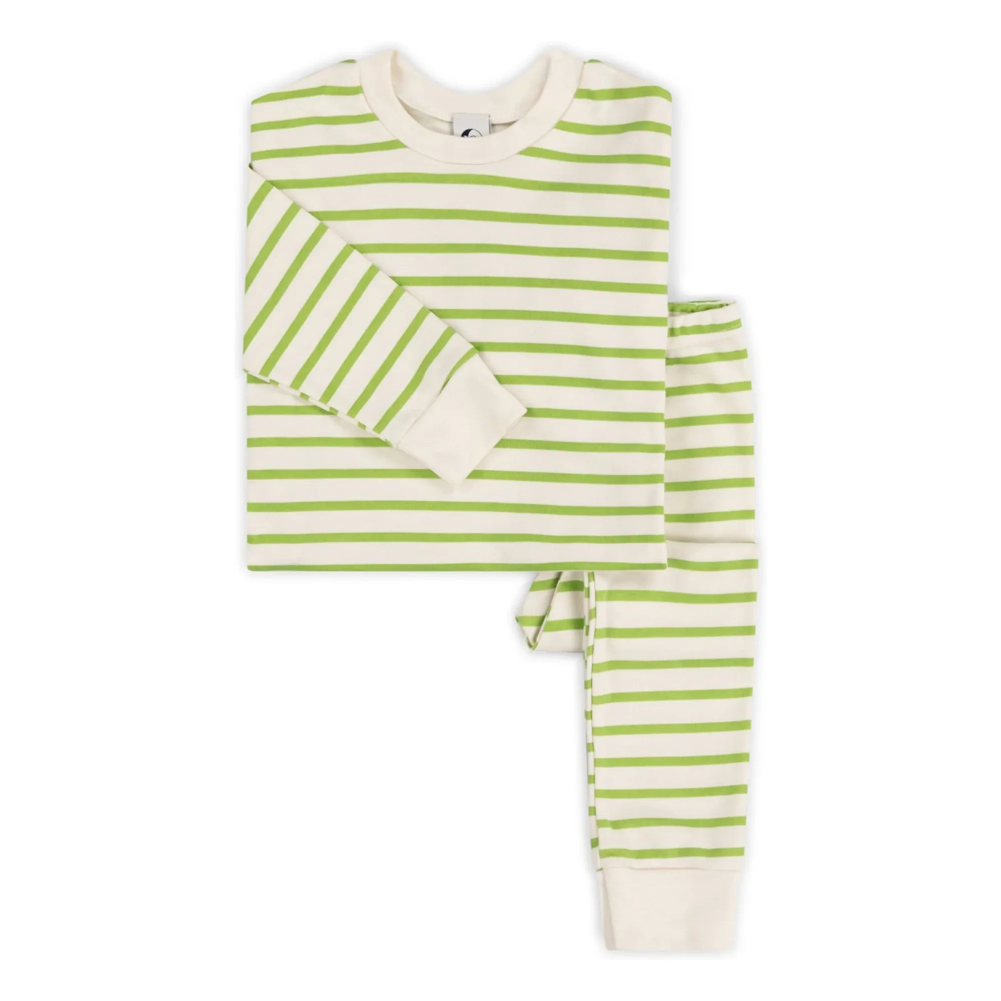 Sleepy Doe - Organic Cotton Striped Pajamas | Green