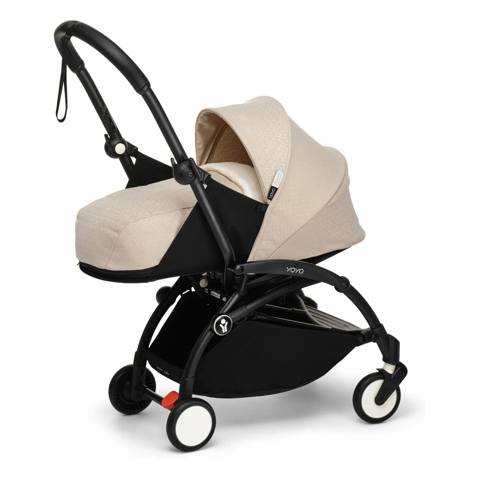 Stokke® - YOYO³ Bonpoint Complete Baby Stroller 0+ and 6+ Black Frame | Beige