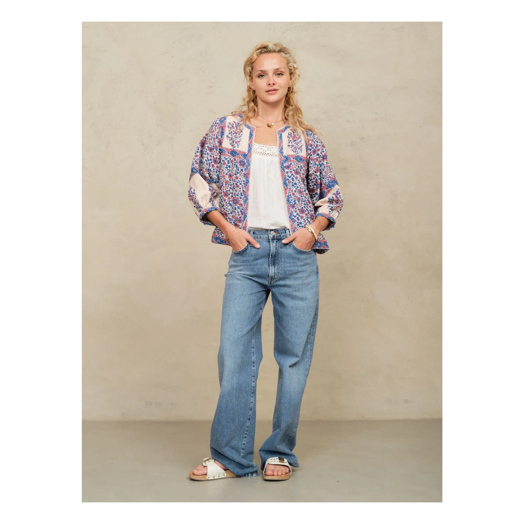 M.A.B.E. - Della Cotton Jacket | Indigo
