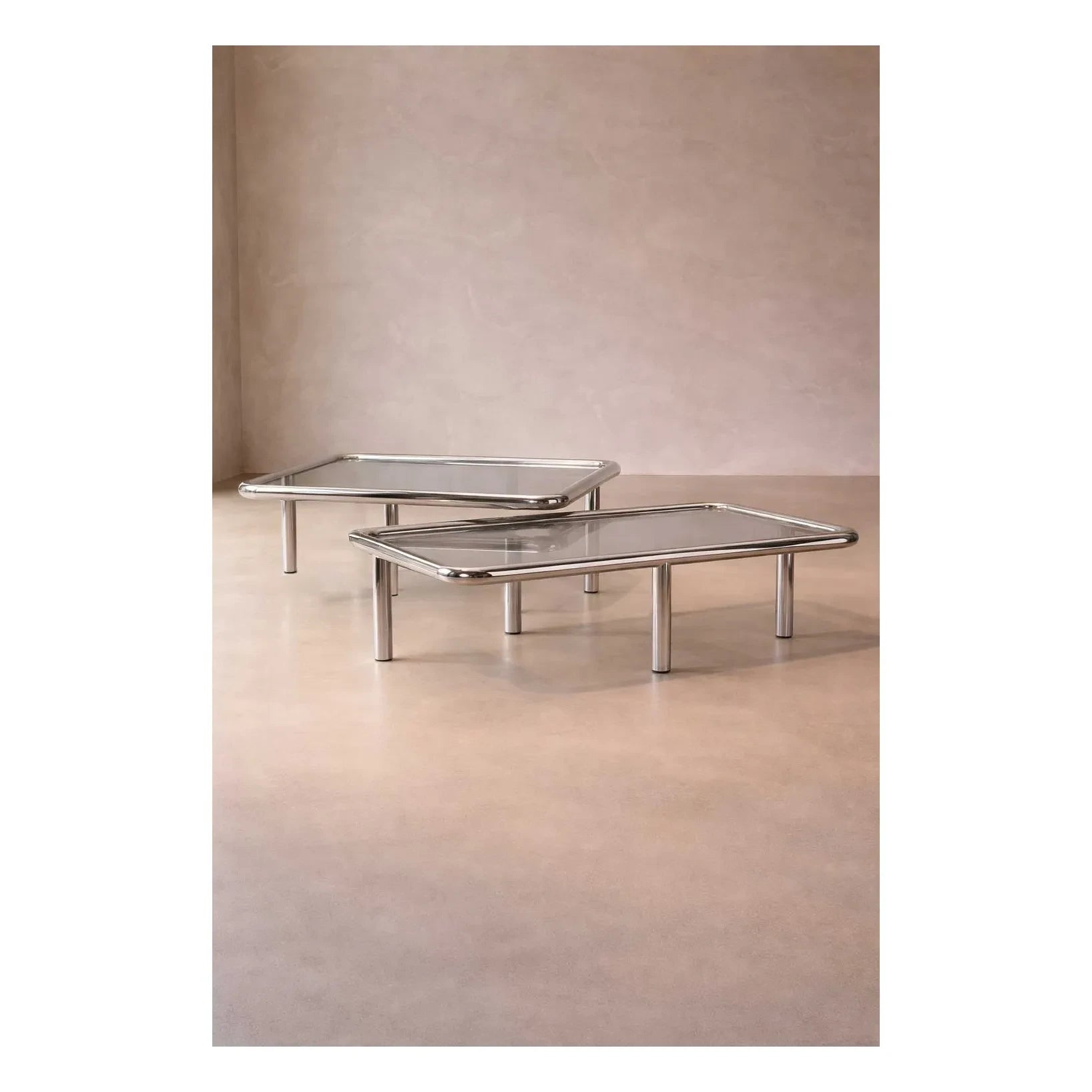 Gabrielle Paris - Margaux stainless steel coffee table | Steel