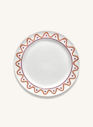 Serax - Charly Wave Pattern Plates - Set of 2 | Purple