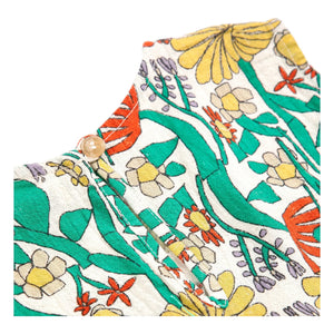 Bobo Choses - Organic Cotton Flower Top | Ecru