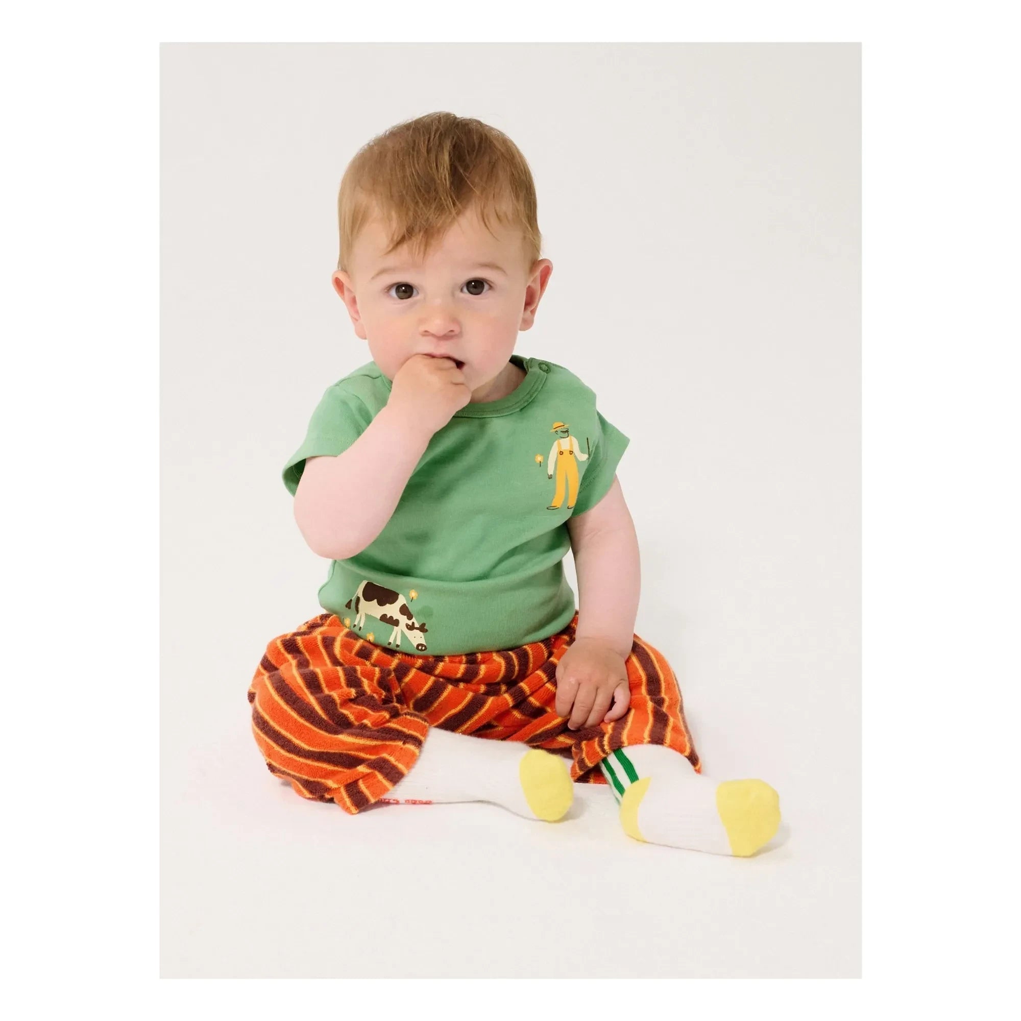 Bobo Choses - Organic Cotton Body Cow | Green