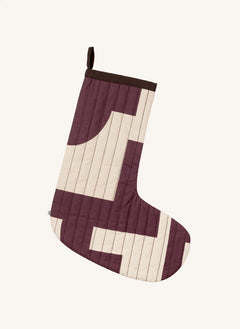 Broste Copenhagen - Cotton Christmas Stocking | Brown