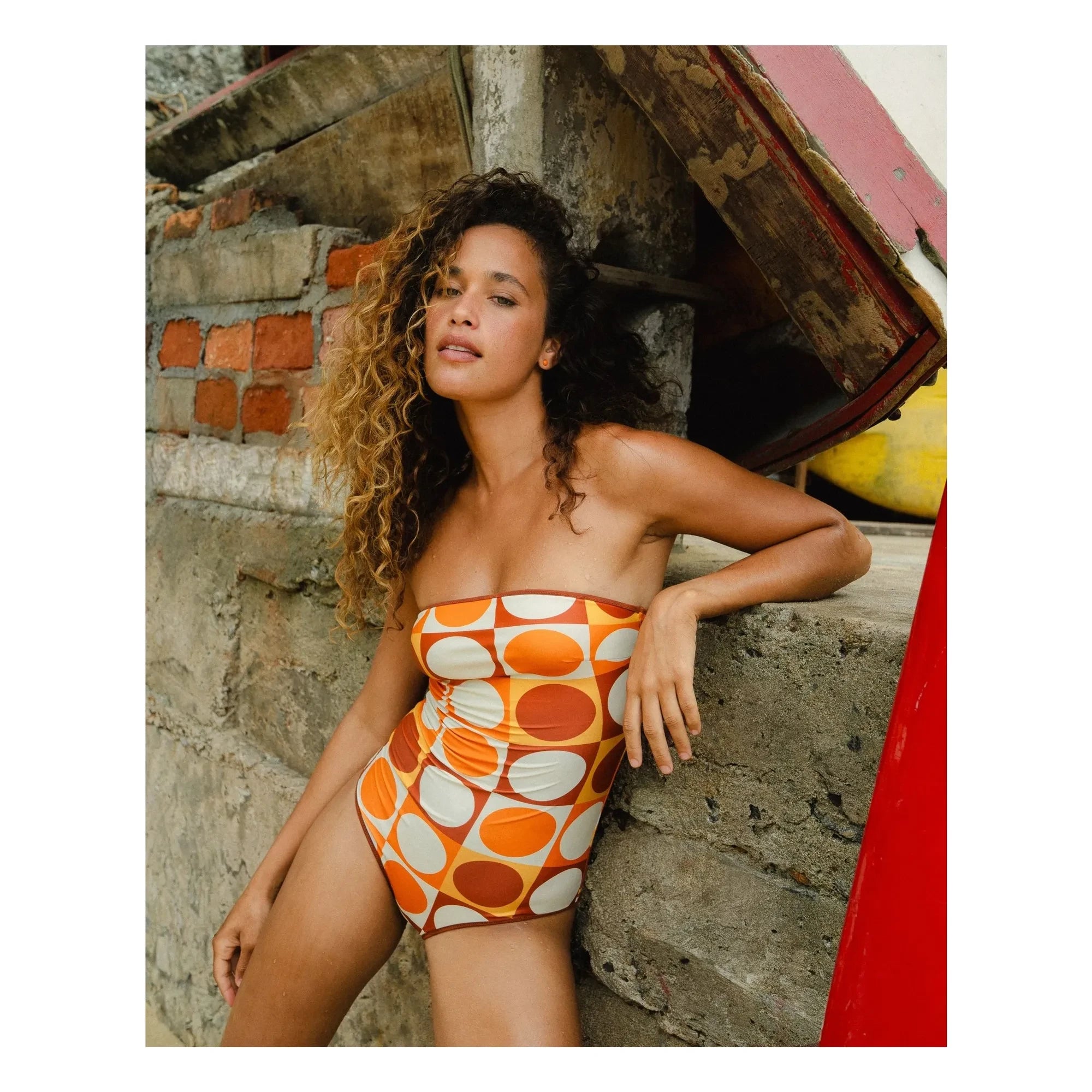 Casa Rosa - Luna One-Piece Swimsuit | Orange