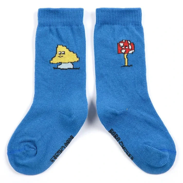 Bobo Choses - Organic Cotton Mushroom Socks | Blue
