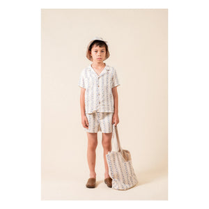 birinit - Bermuda Shorts Sariñena Flowers | Ivory