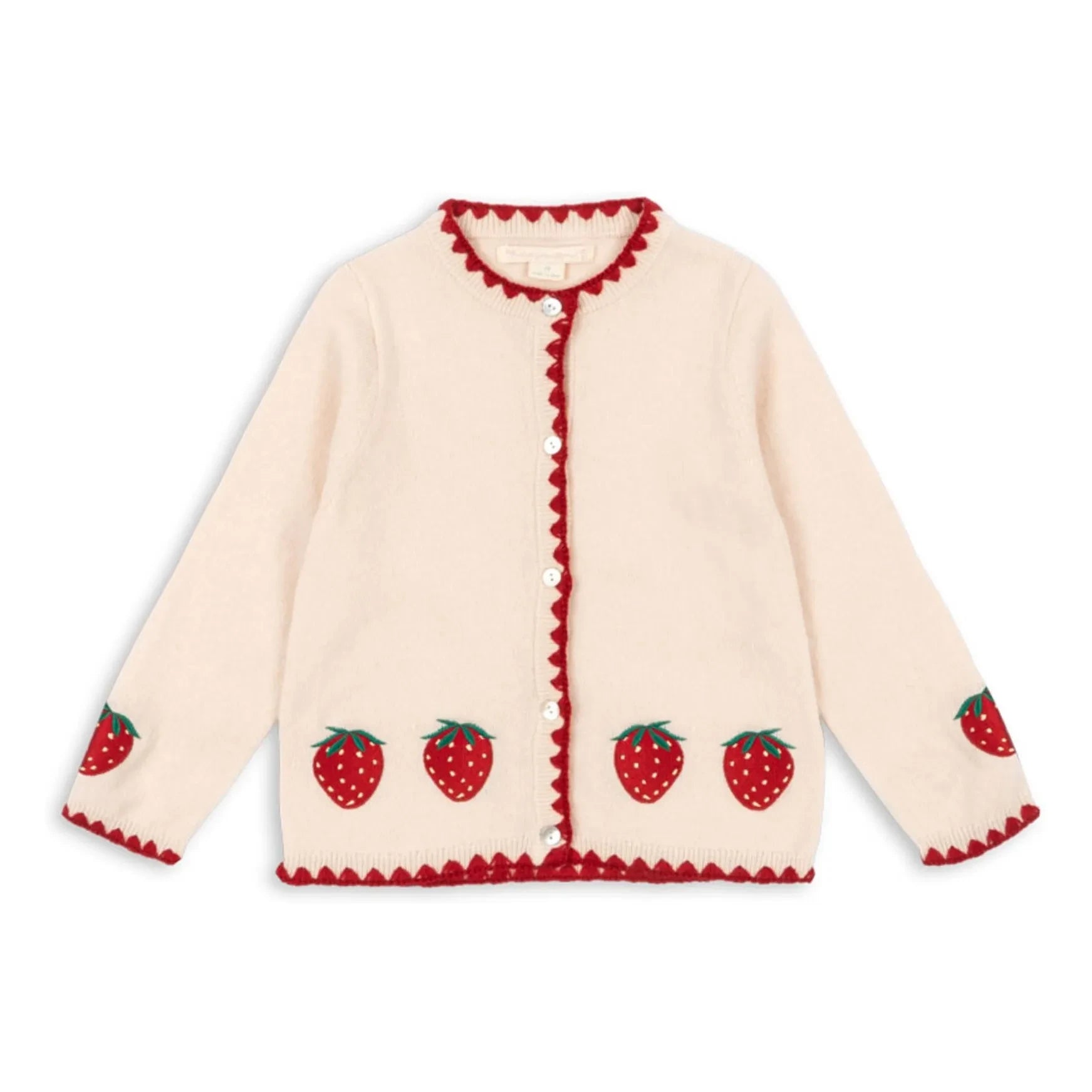 Konges Sløjd - Collette Strawberry Wool Sweater | Cream