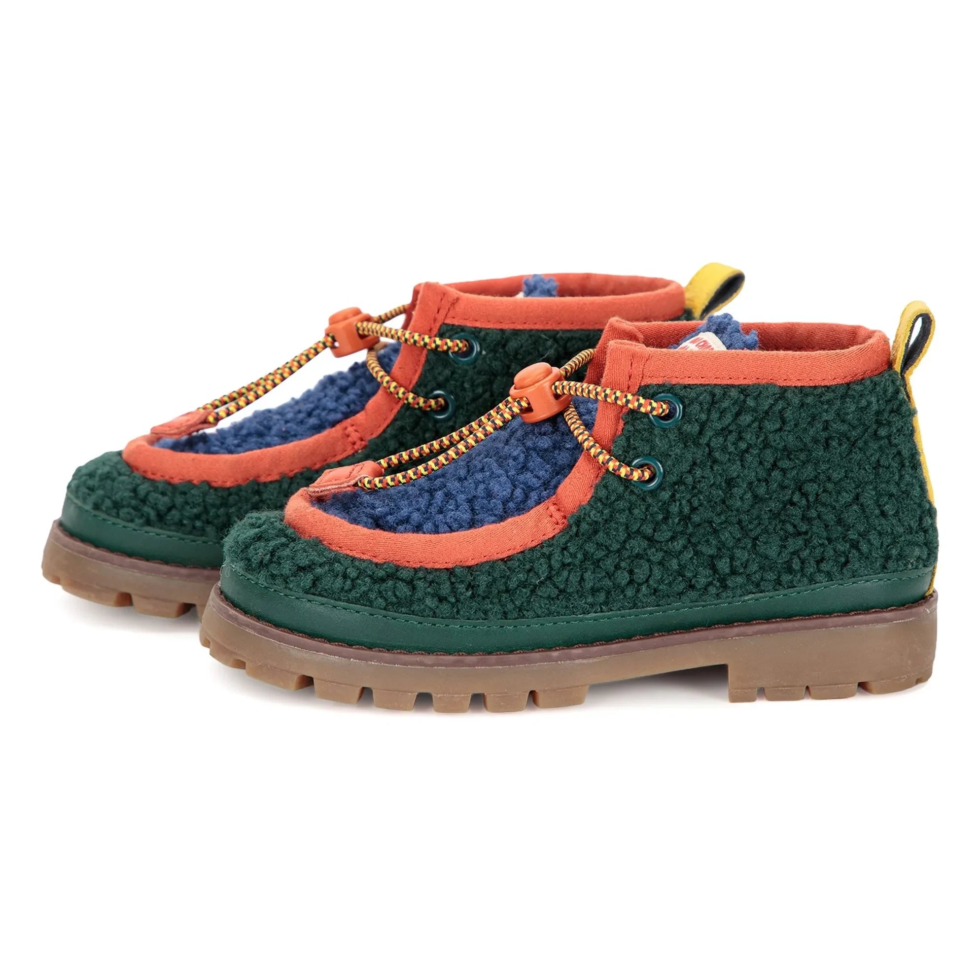Bobo Choses - Wallabee Sherpa Style Derby Shoes - Bobo Choses x Camper | Green