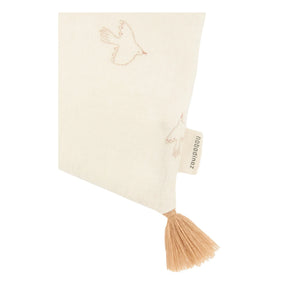 Nobodinoz - Wabi Sabi Hoshi Birds Tasselled Cushion | Cream
