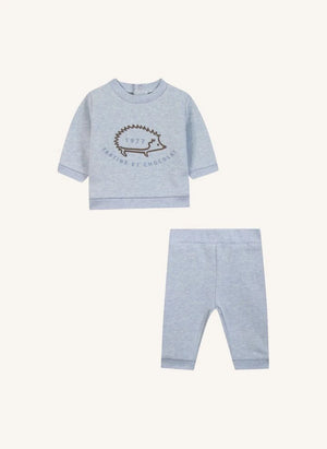 Tartine et Chocolat - Chiné Sweatshirt ve Jogger Takımı | Gökyüzü mavisi