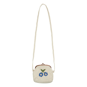 Emile et Ida - Crochet Floral Bag | Cream