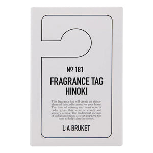 L:A BRUKET - 181 Fragrance Label Hinoki