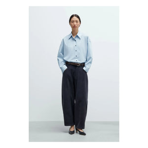 Cordera - Cotton Oversized Shirt | Light Blue