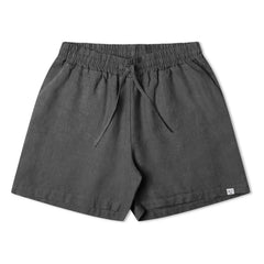 Matona - Linen shorts | Dark gray