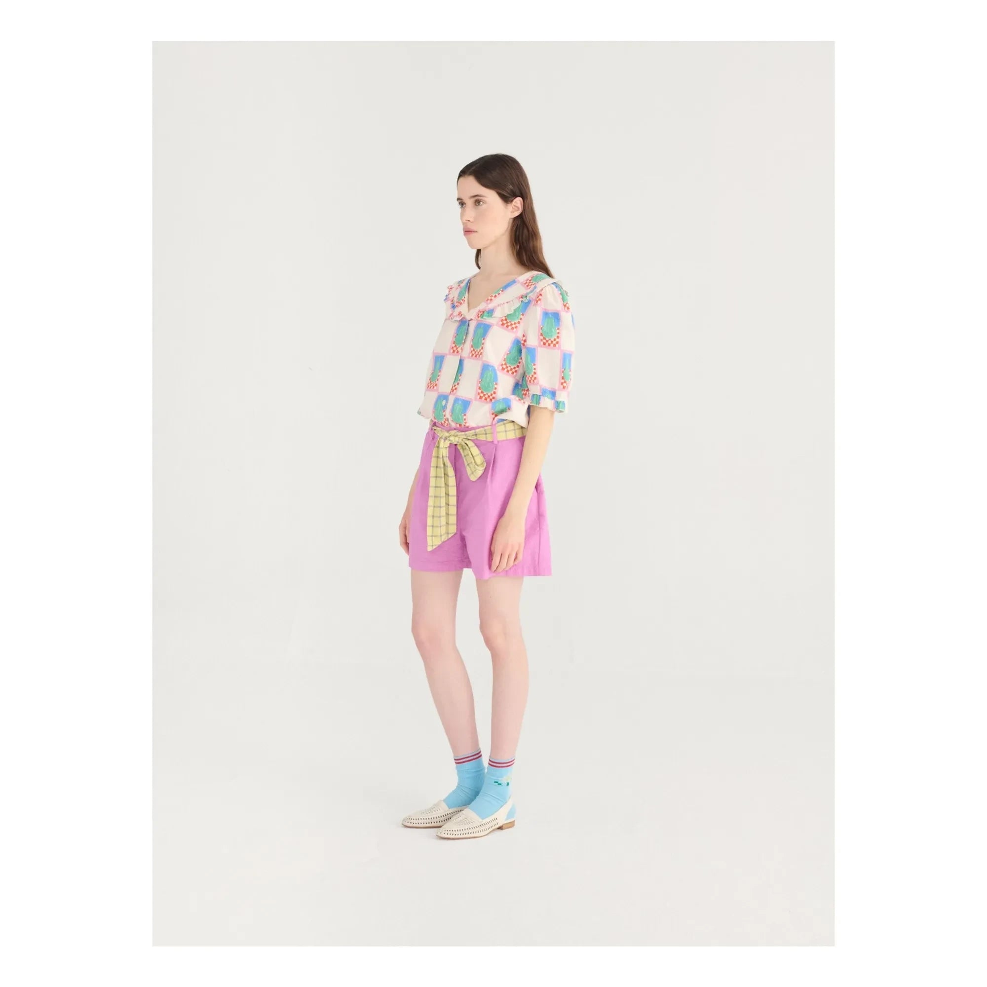Bobo Choses - Knitted Leather Slingback | Ecru