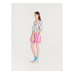 Bobo Choses - Örgü Deri Slingback | Ecru