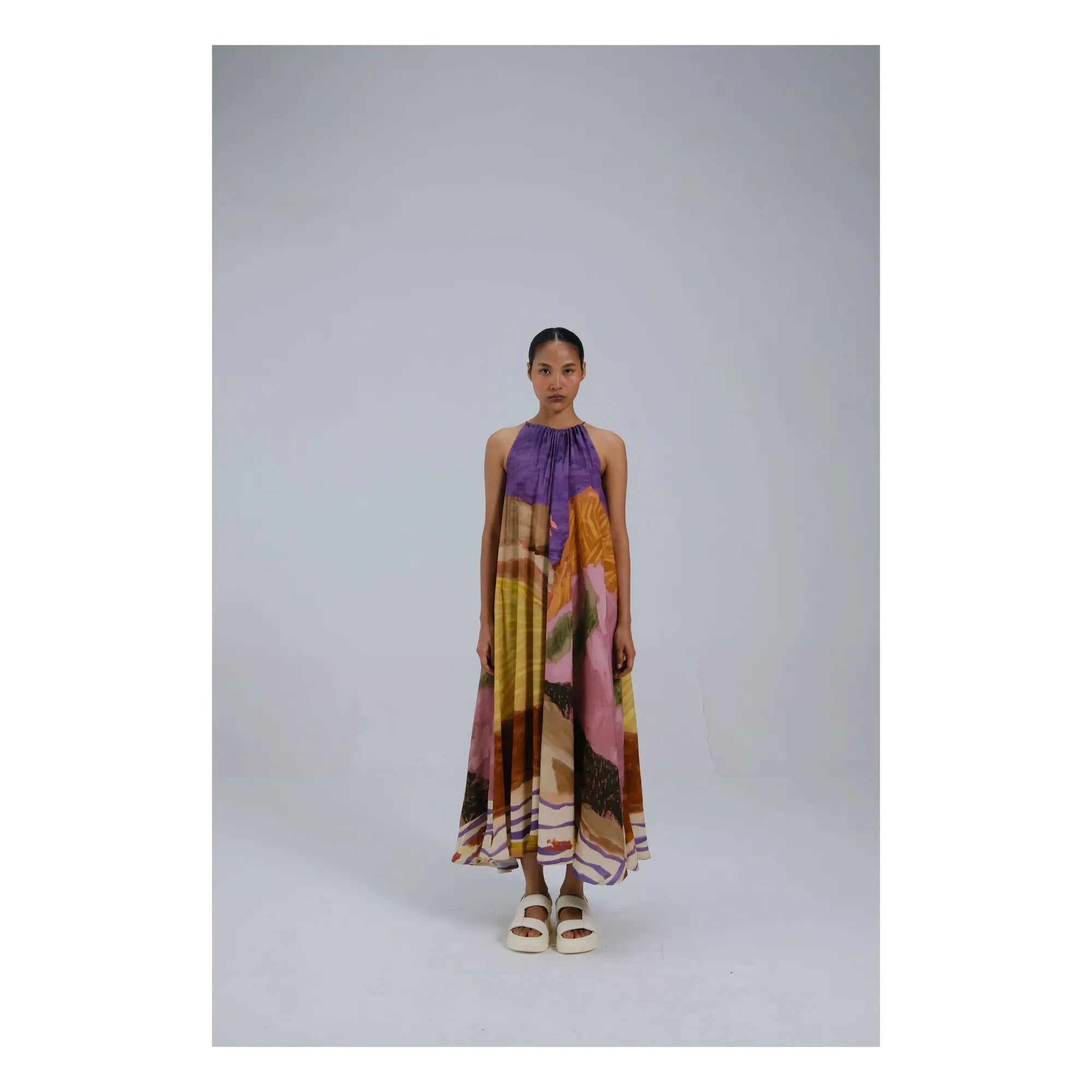 CORD - Circular Dress | Purple