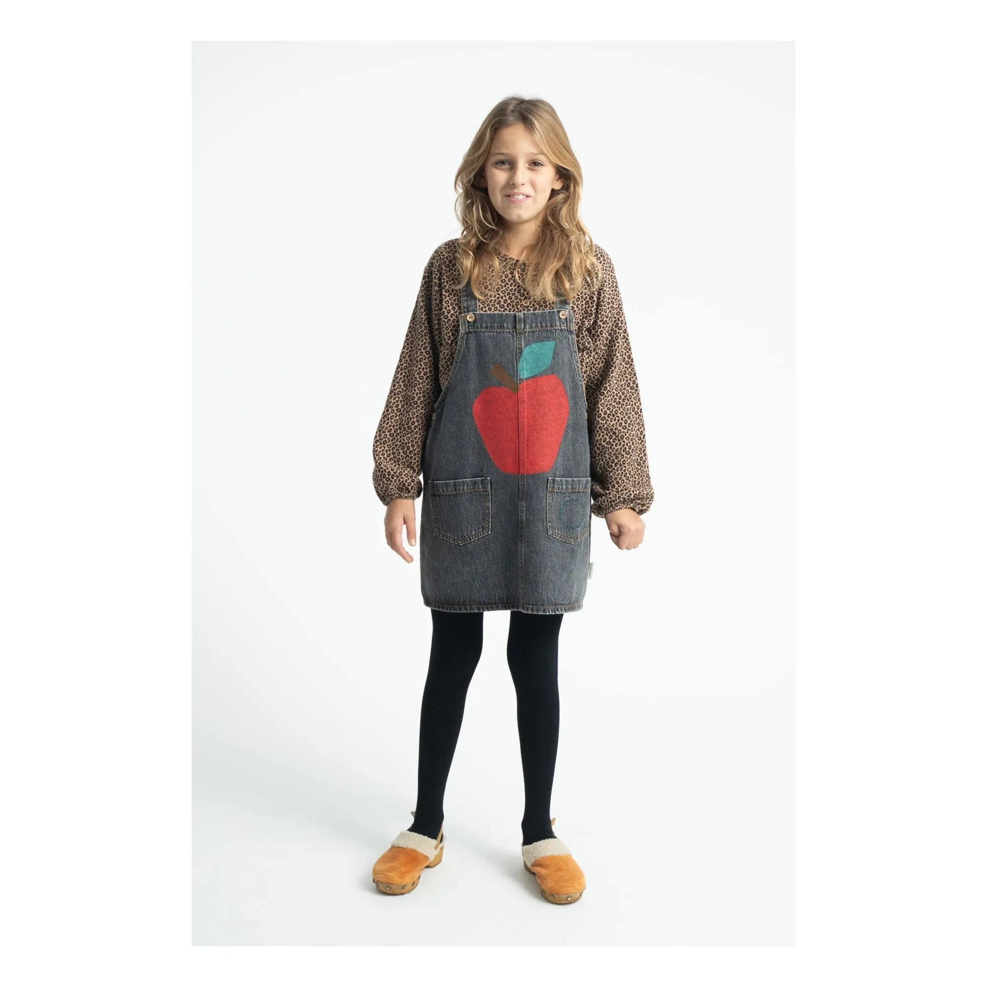 Piupiuchick - Pomme Denim Dress | Charcoal Grey