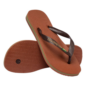 Havaianas - Brasil Logo Flip Flops | Brown