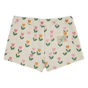 Emile et Ida - Cream Tulip Shorts