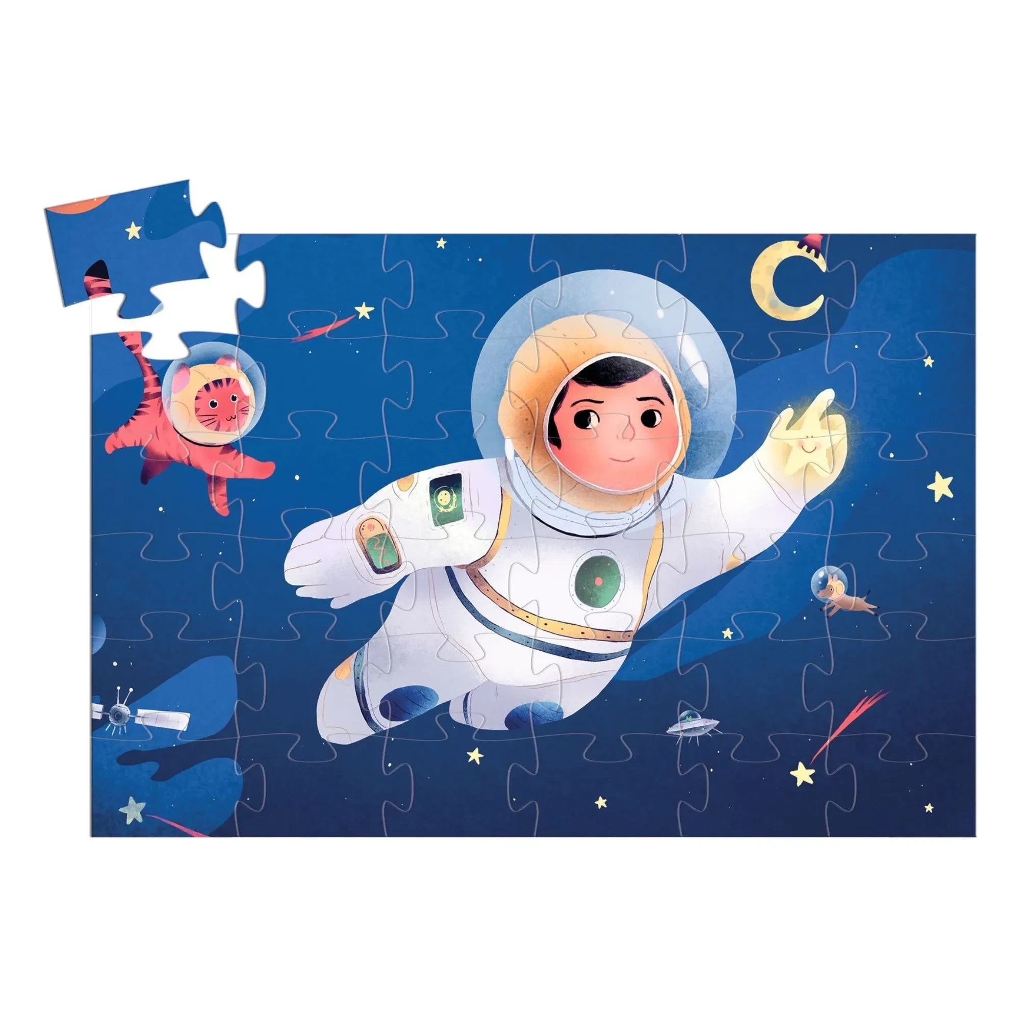 Djeco - Astronaut Puzzle - 36 Pieces