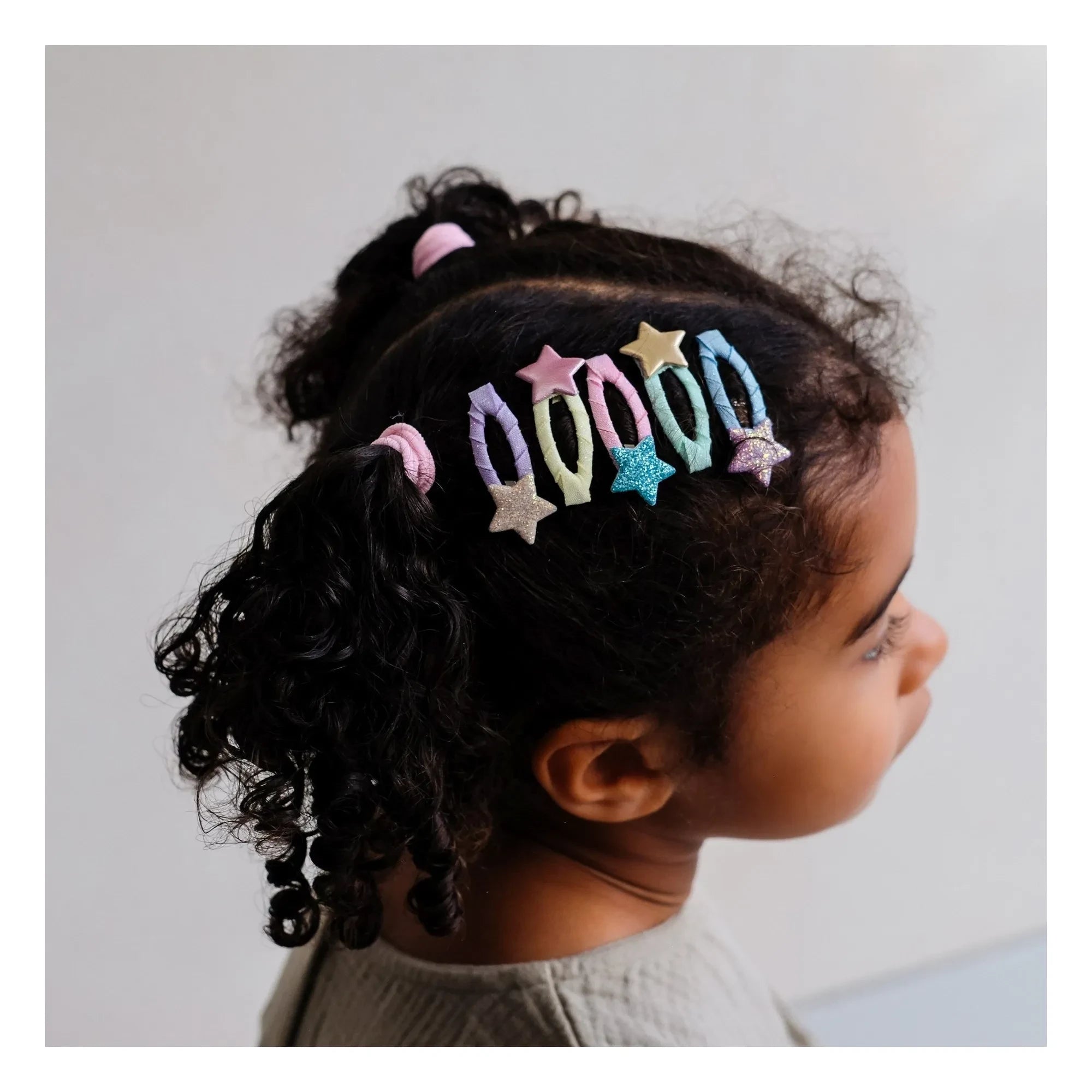 Mimi & Lula - Set of 5 Stellina Hair Clips | Blue