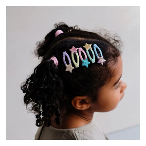 Mimi & Lula - Set of 5 Stellina Hair Clips | Blue