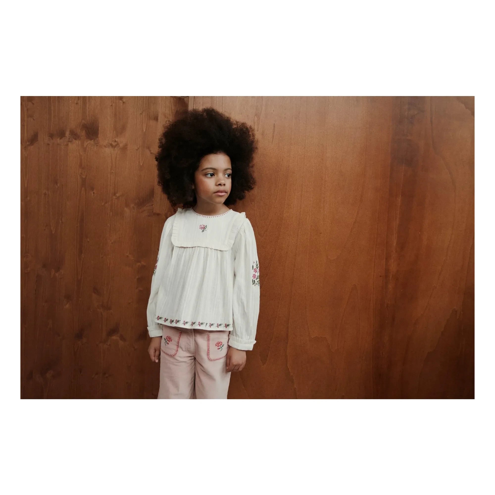 Emile et Ida - Embroidered Blouse | Cream
