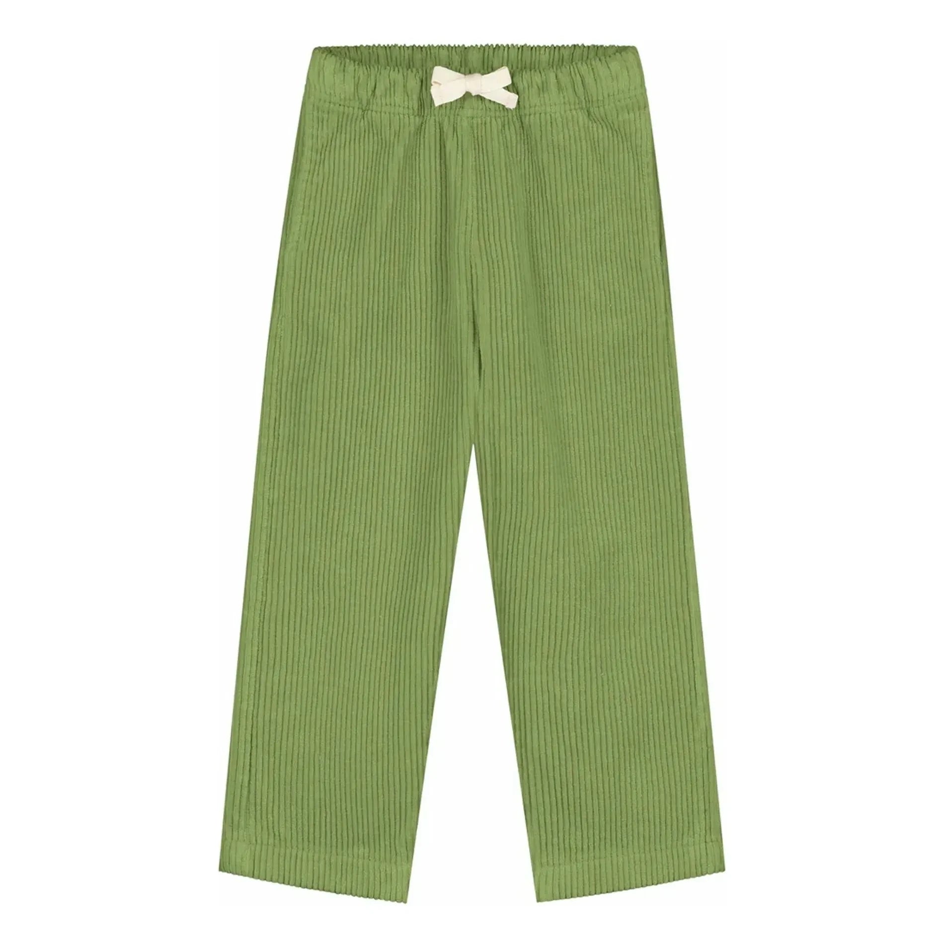 Yuki - Organic velvet pants | Olive