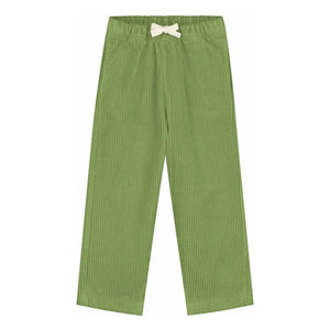 Yuki - Organic velvet pants | Olive