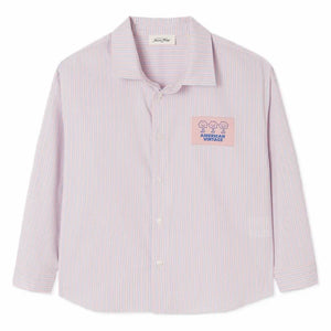 American Vintage - Soabird Çizgili Gömlek | Soluk Pembe