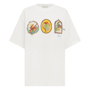 Alémais - Emilio organik pamuklu T-shirt | Krem